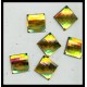 Small Yellow Square Flatback 